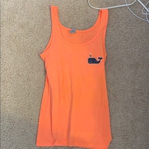 Orange Lacrosse Tank
